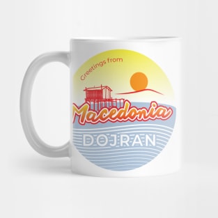 Greetings from Macedonia, Dojran Lake Mug